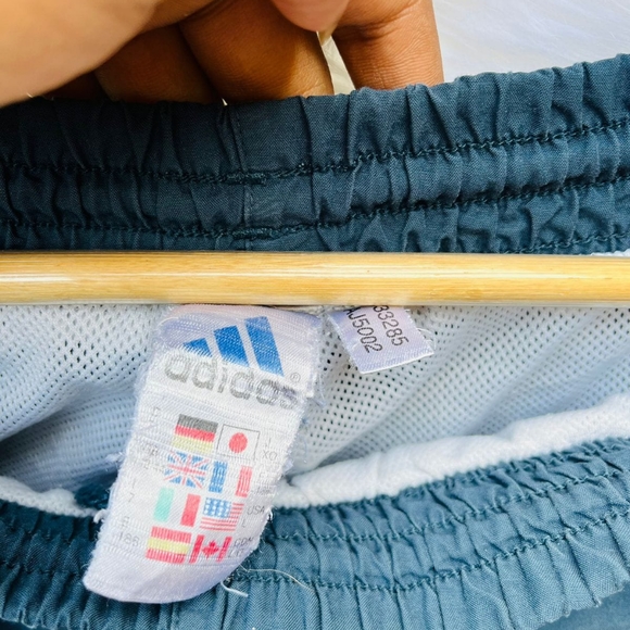 Adidas Blue Trackpants - Picture 3 of 7